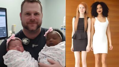 Woman Gives Birth to Twins, Black and White Girls