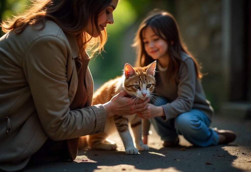 Stray cat diseases avoid direct petting
