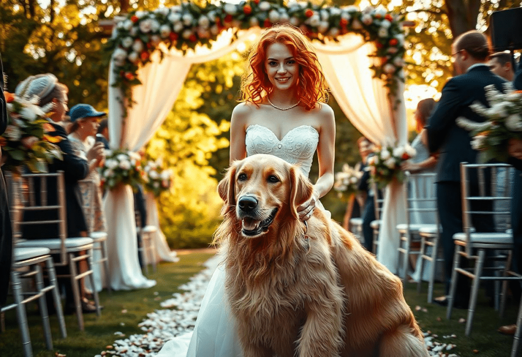 Woman marries dog