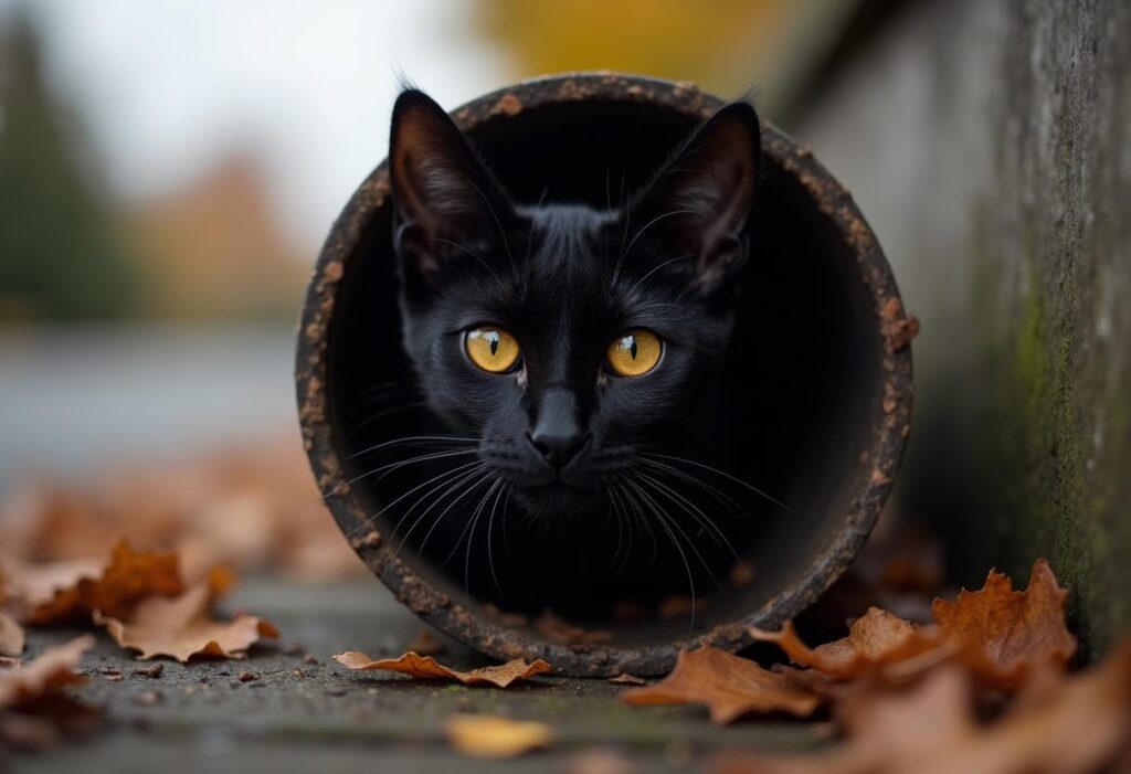 Rescuing a Cat Trapped in a Pipeline