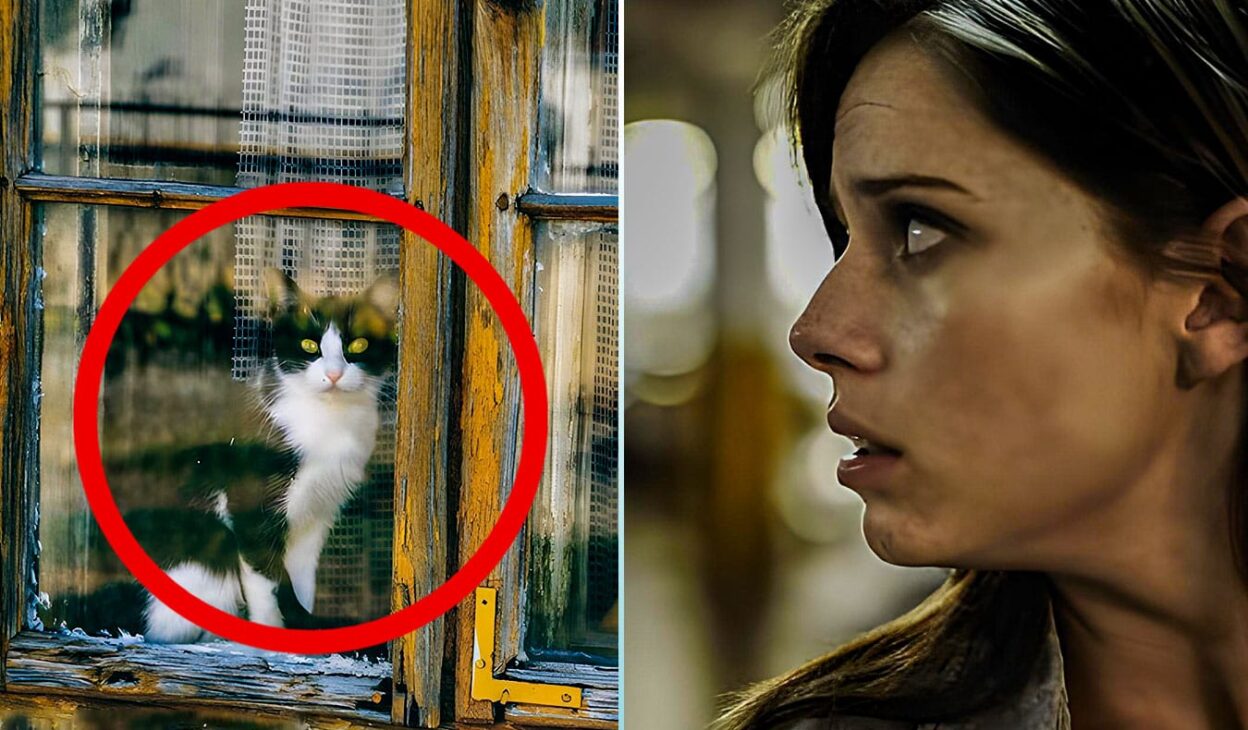 Cat Stares at Neighbor’s Window: The Shocking Truth Revealed