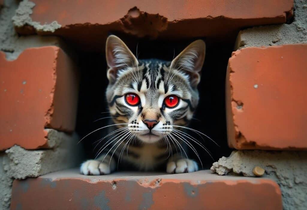 Mysterious Cat: She Found a Secret in the Walls